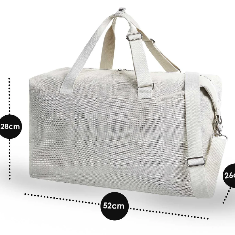 Borsone modello “Mommy” in polycotton grande e leggero stampa GLITTER - Be Brave Boutique