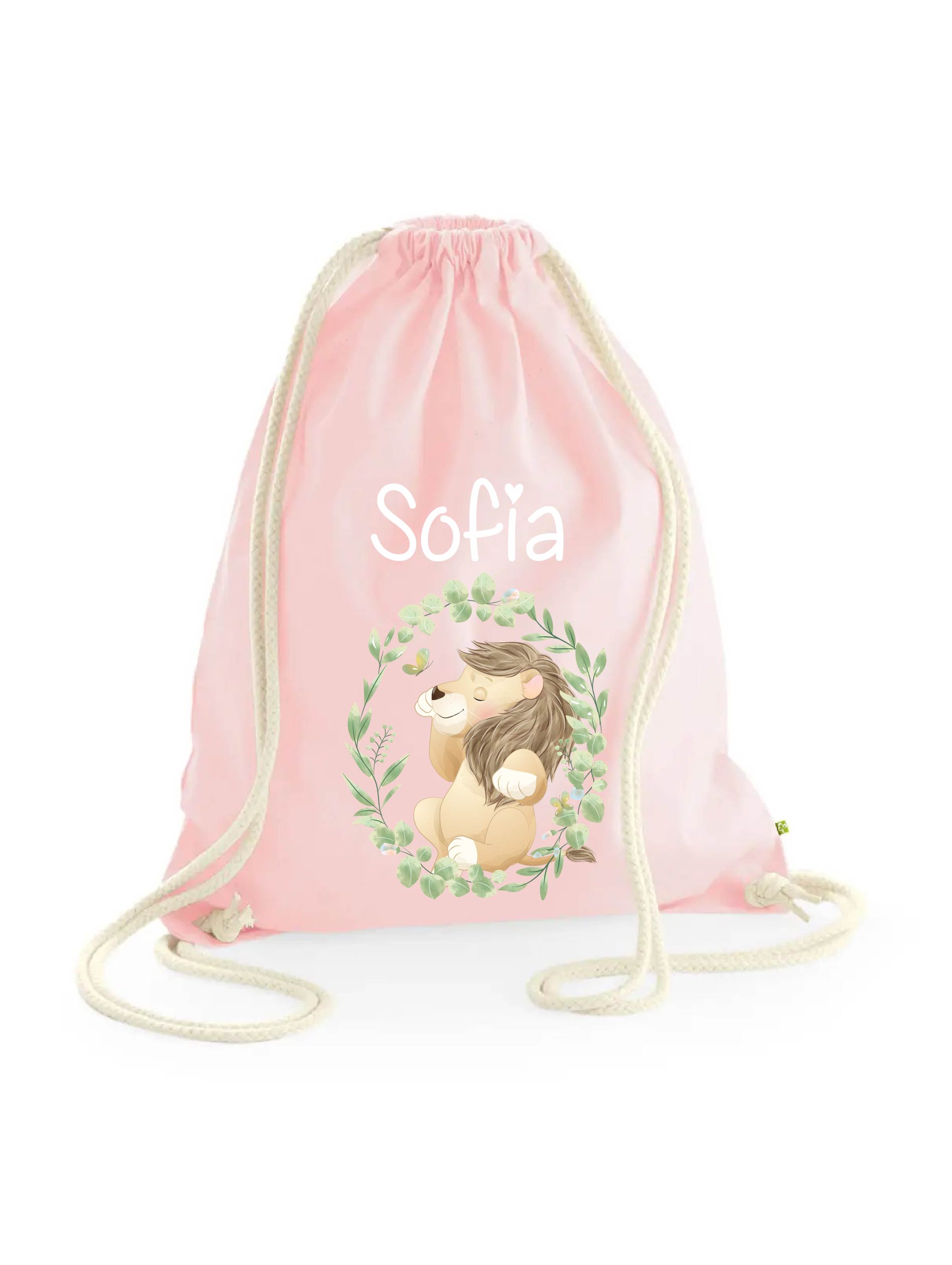 Zaino a sacca in cotone pesante Leone - Be Brave Boutique