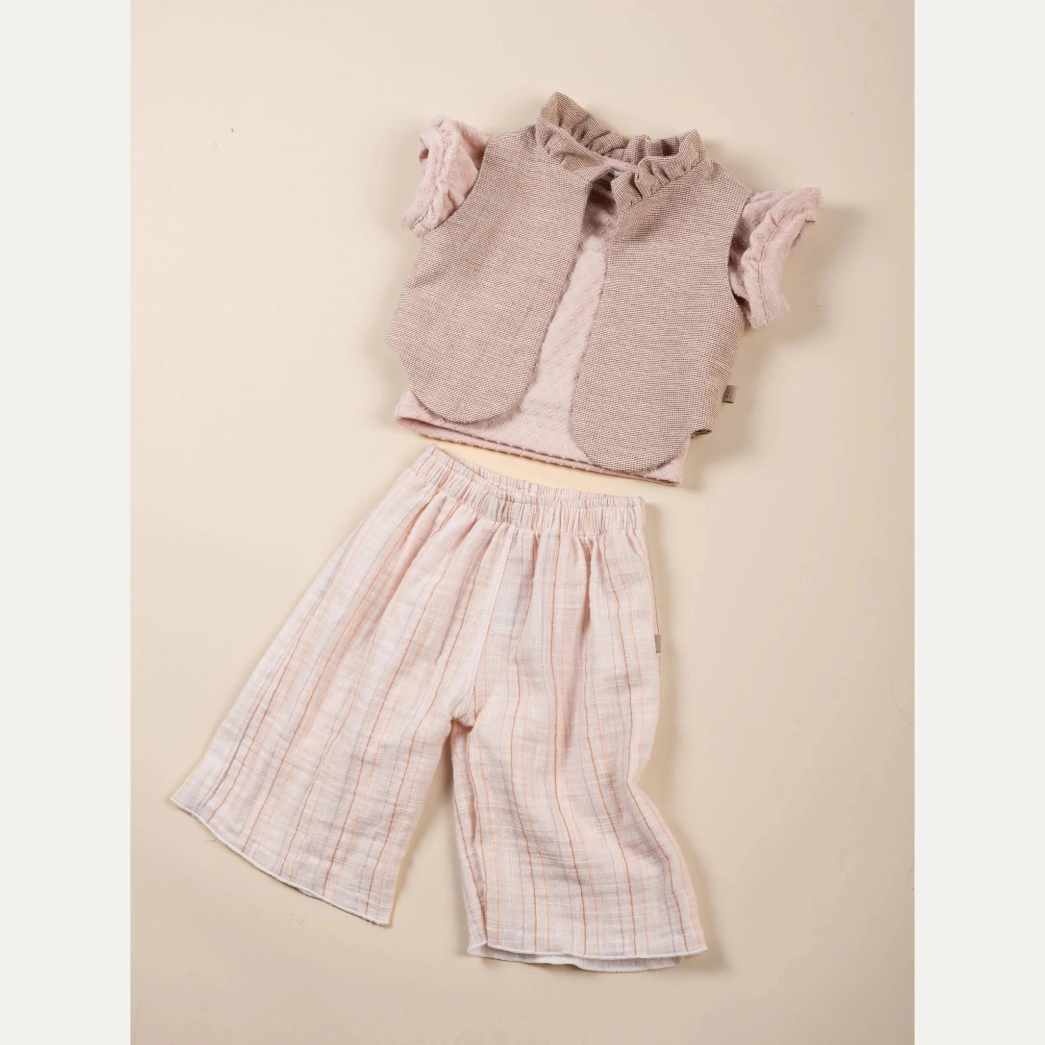 Shirt manica corta a palloncino - PINK BLOOM 275