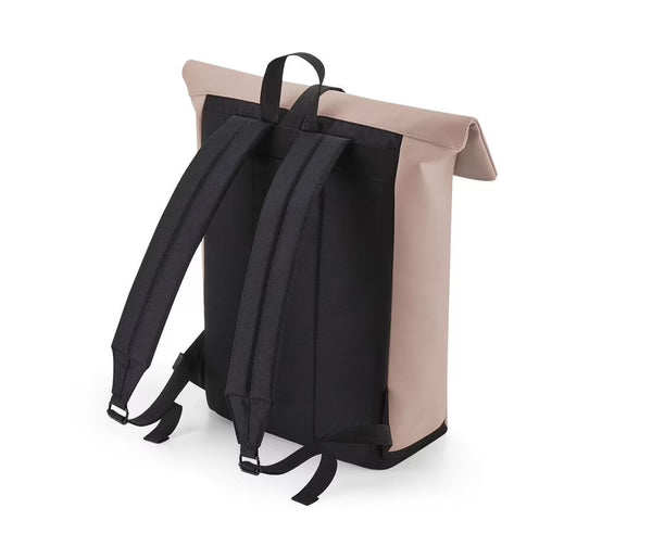 Zaino in tessuto riciclato Roll-Top idrorepellente  Rosa