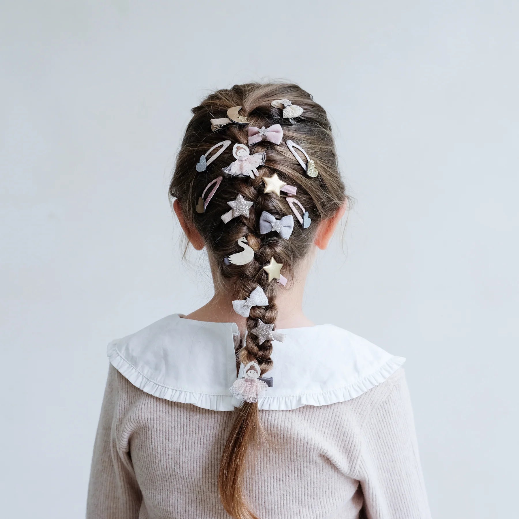 Mini Clip Ballerina e Cigno - Be Brave Boutique