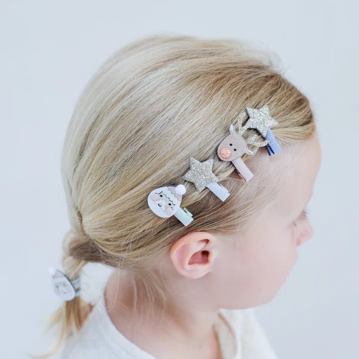 Mini Clip per Capelli di Natale - Be Brave Boutique