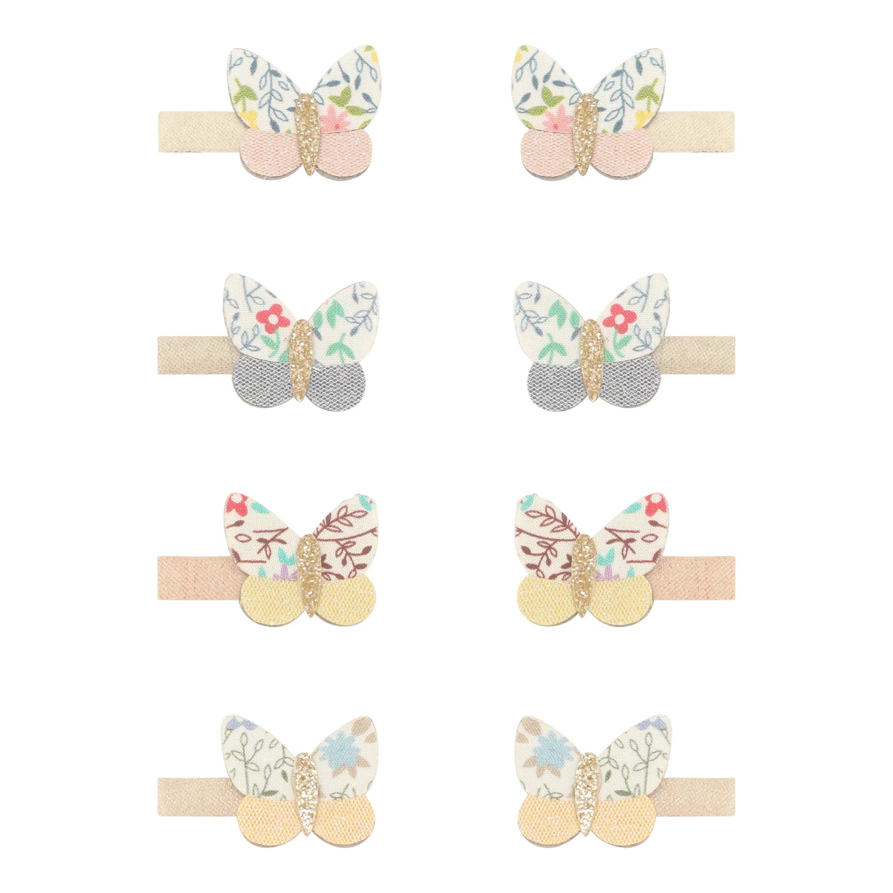 Mini clip Farfalle Floreali - Be Brave Boutique