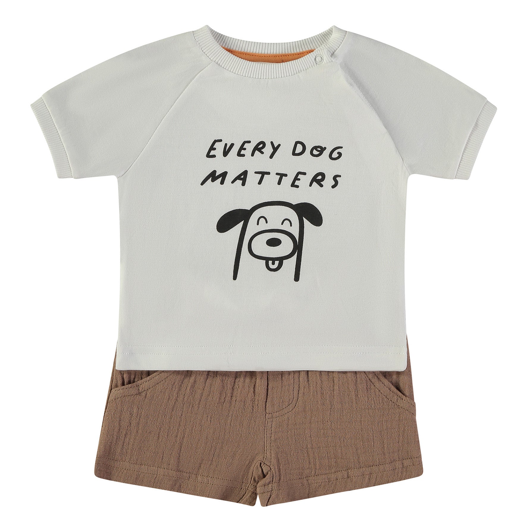 Completo in cotone per bambini 2pz