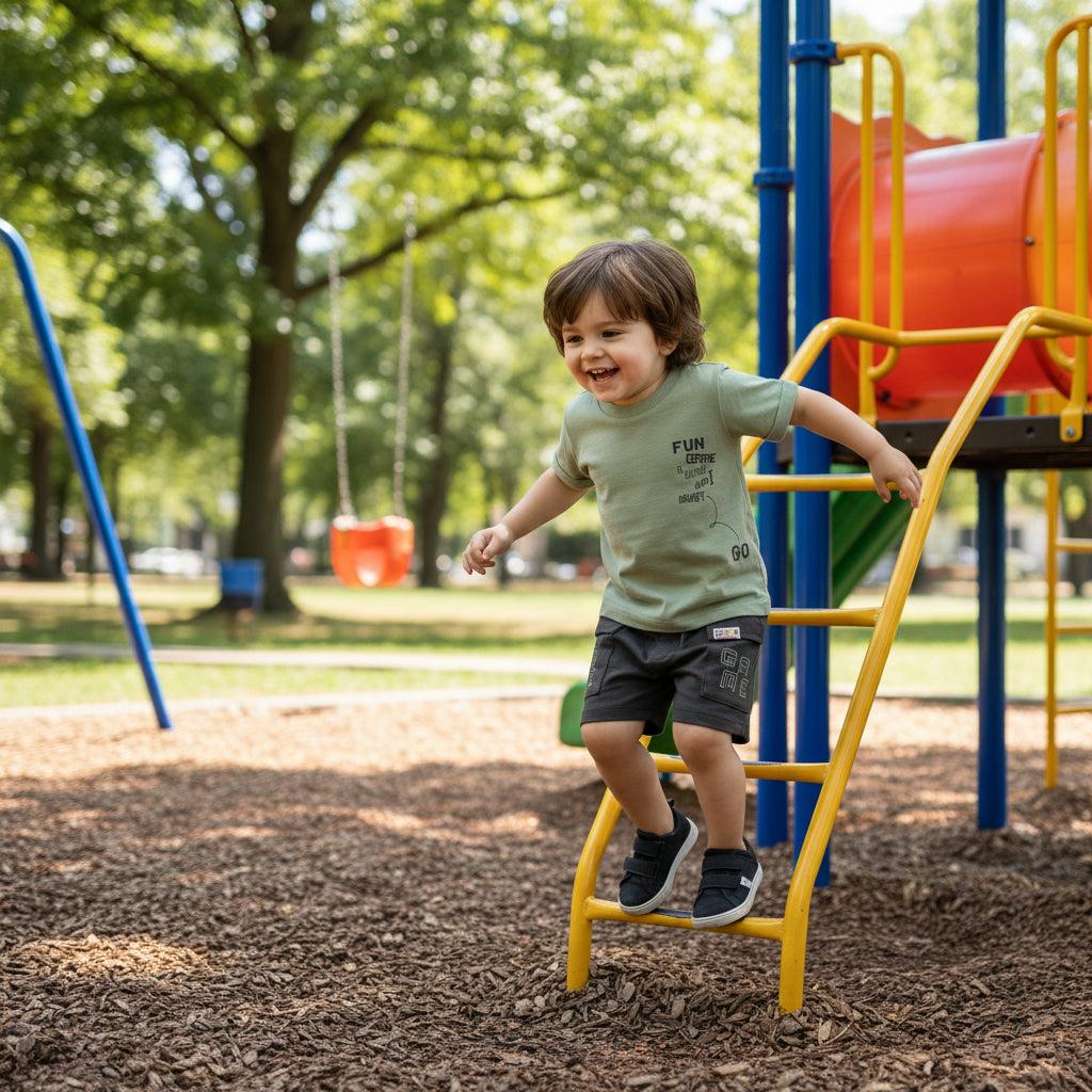 Completo in cotone per bambini 2pz