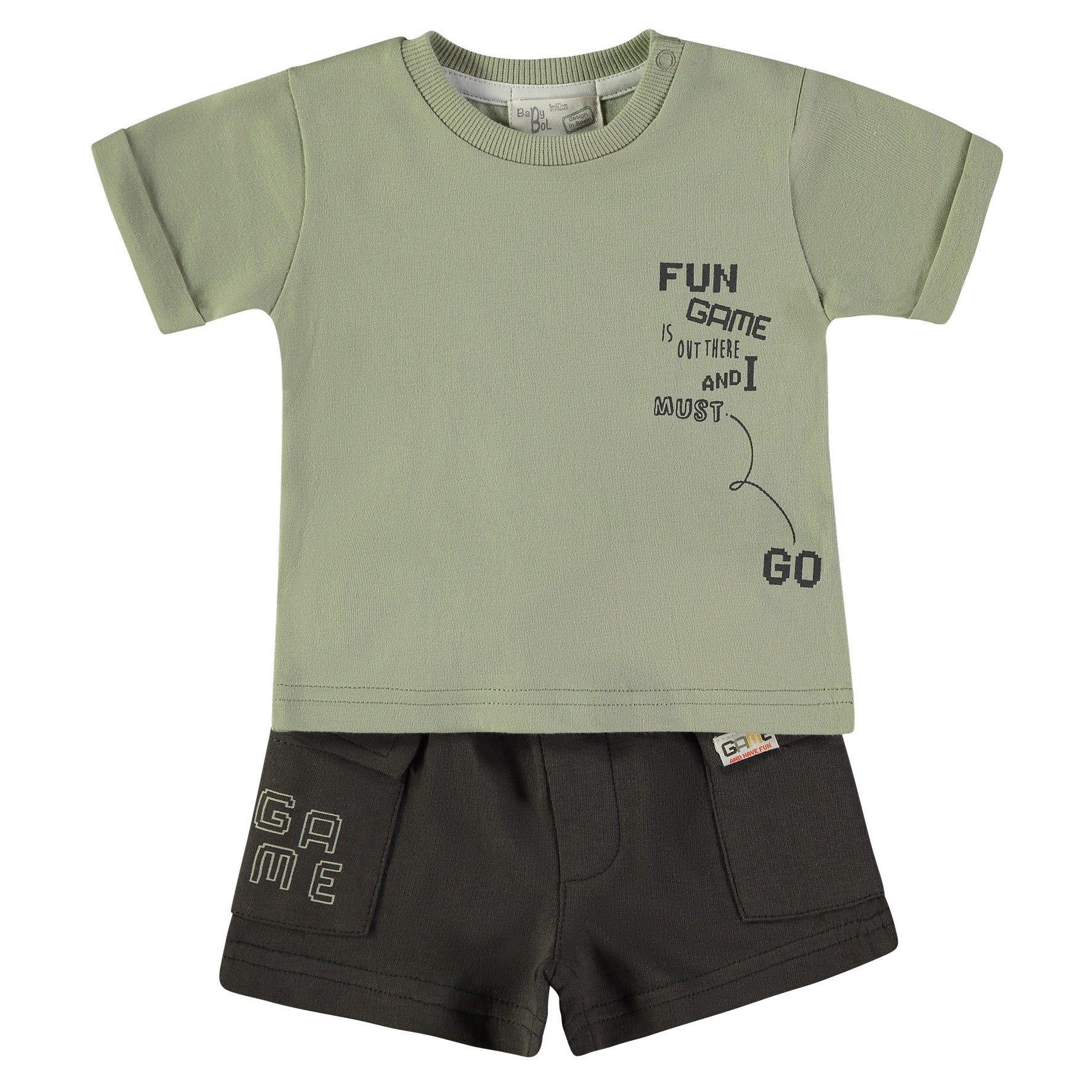 Completo in cotone per bambini 2pz