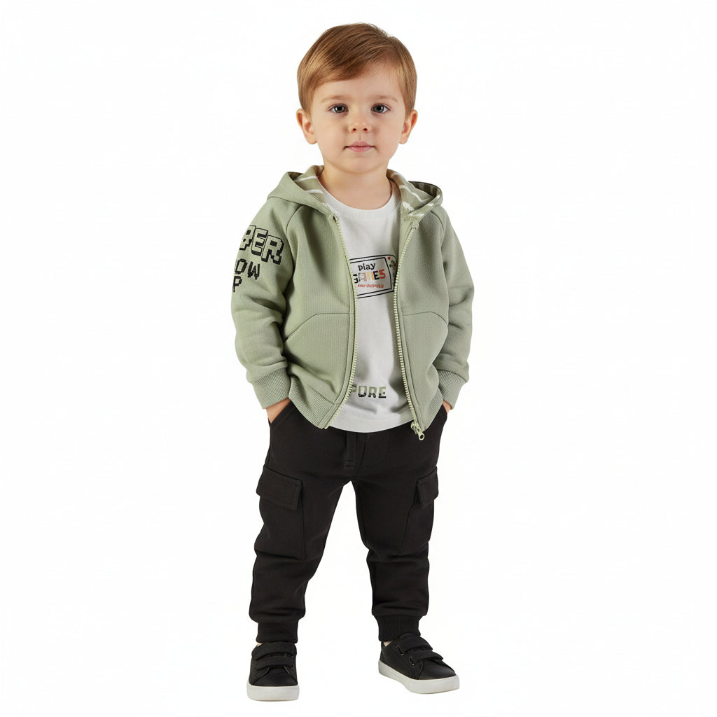 Completo in cotone per bambini 3pz