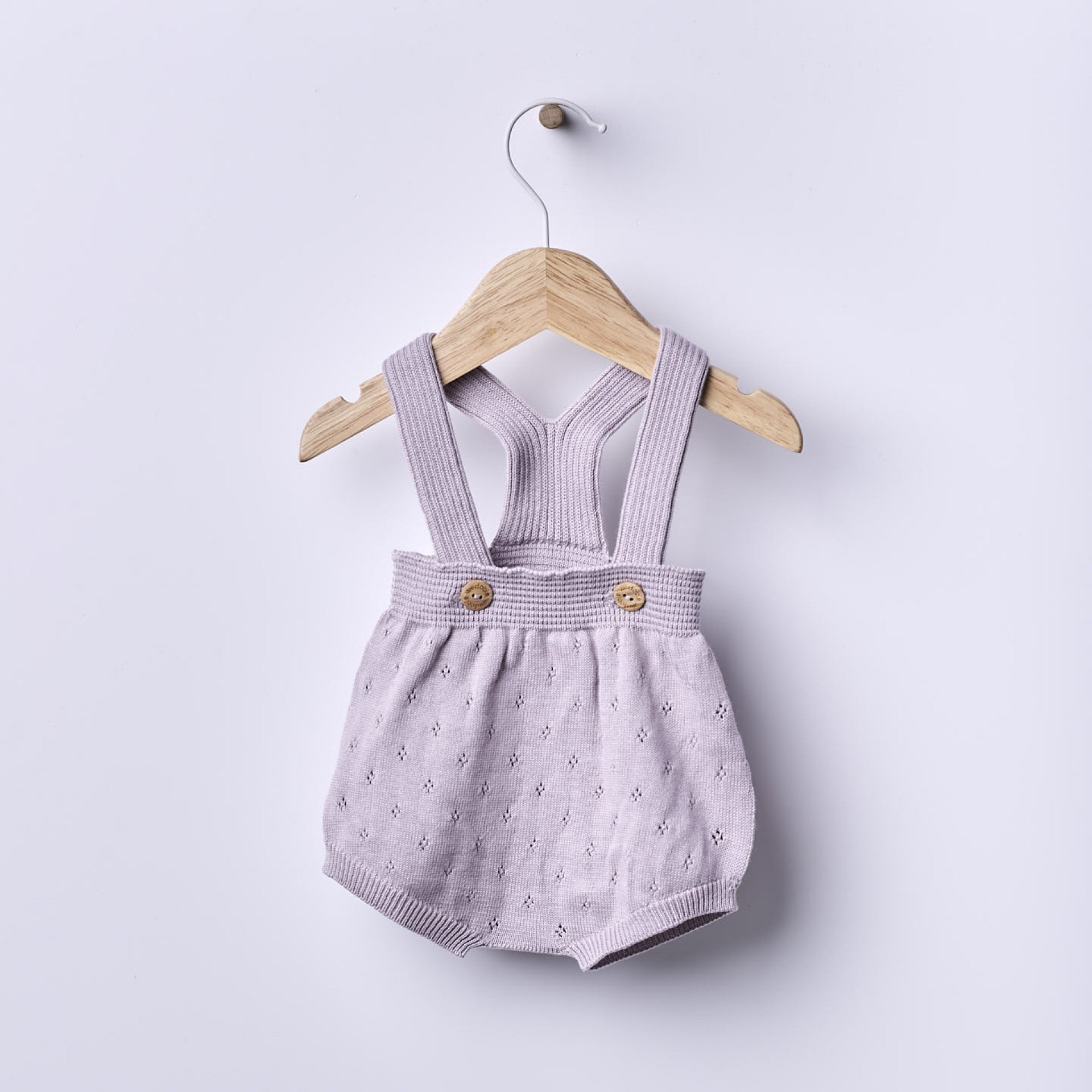 Pagliaccetto in cotone organico Lilac - Be Brave Boutique