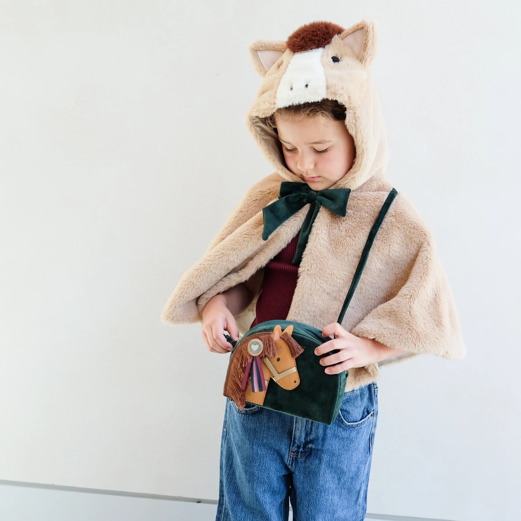 Borsa in velluto Pony - Be Brave Boutique