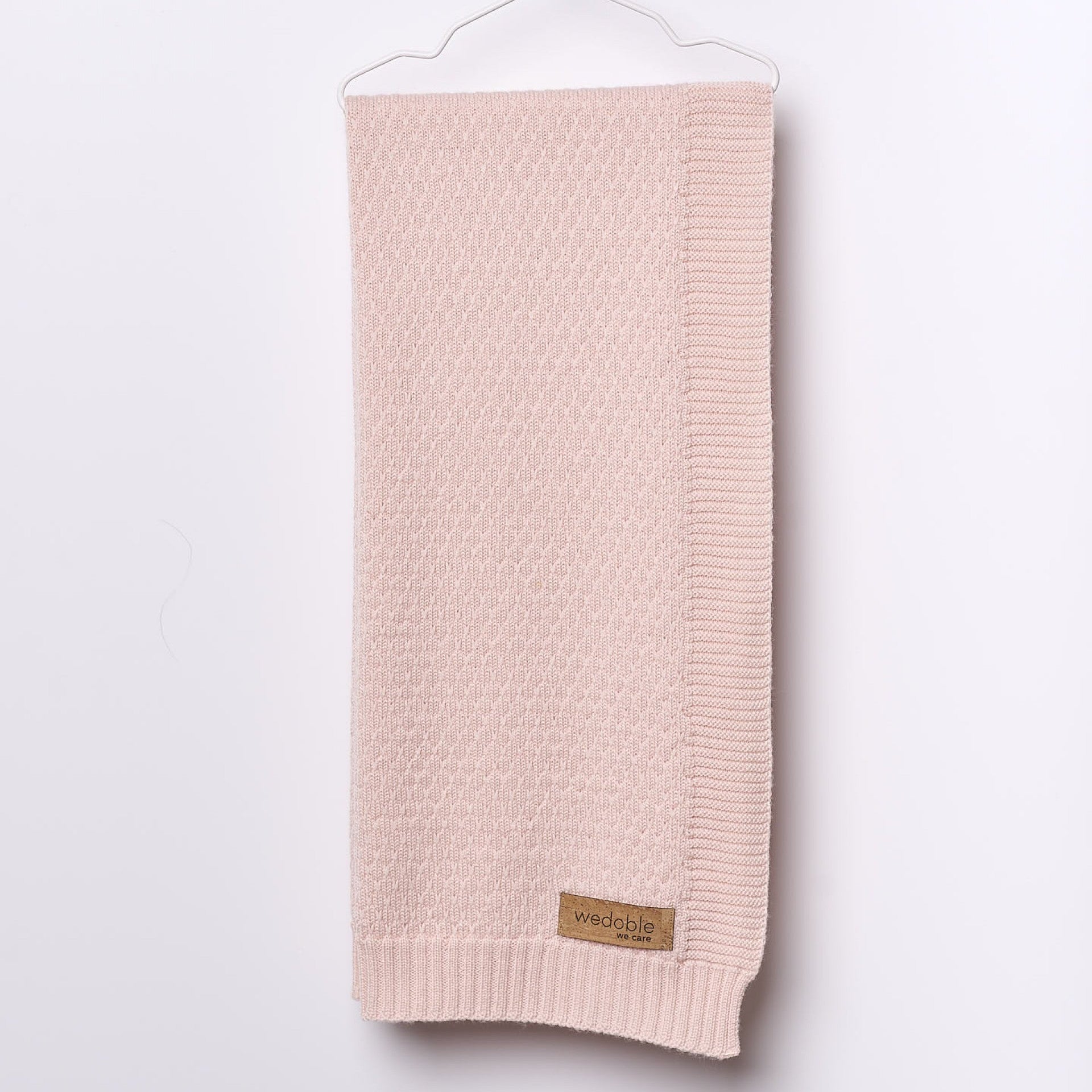 Copertina rosa  in Lana 100% - Be Brave Boutique