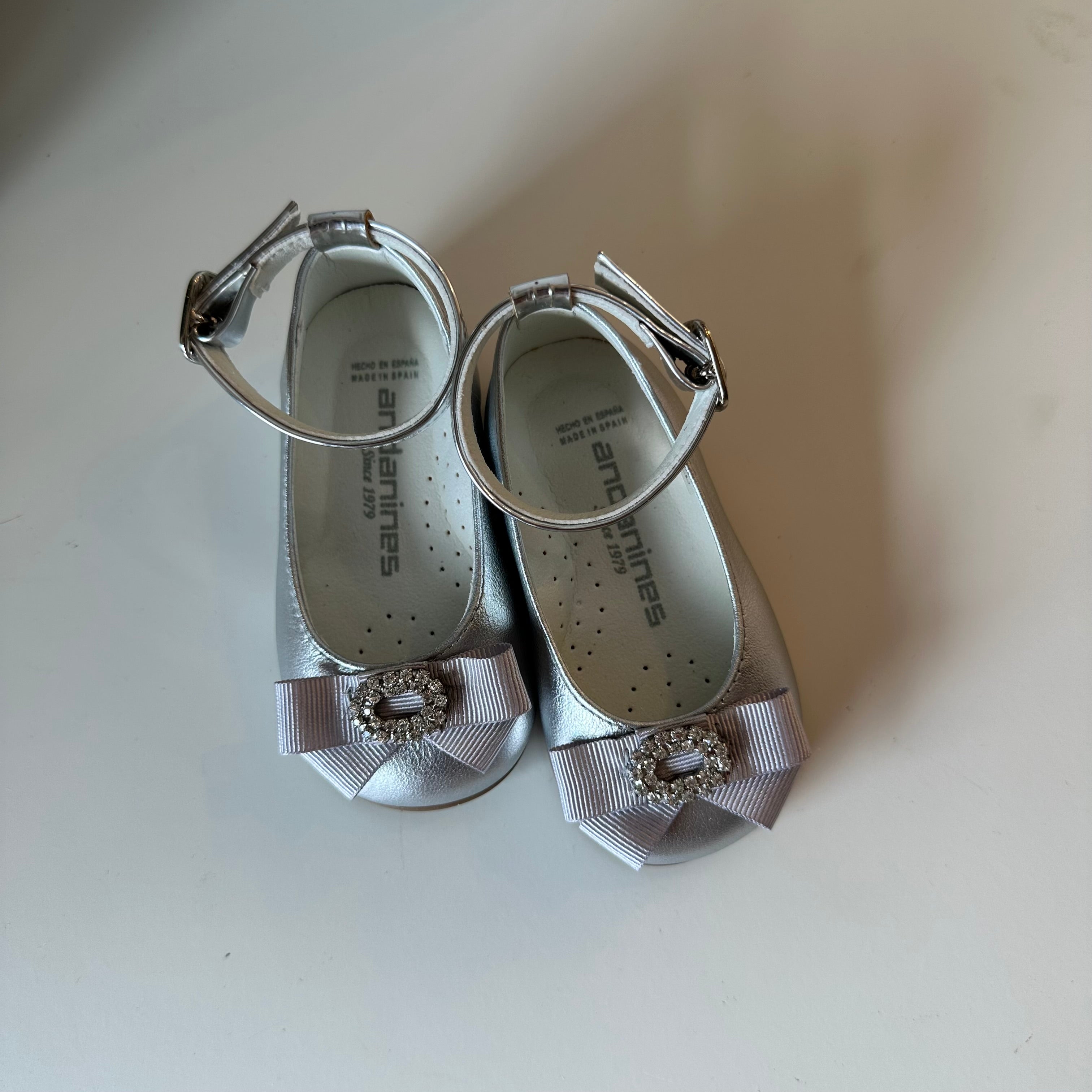 ANDANINES Ballerine eleganti  Argento con plantare anatomico - Be Brave Boutique