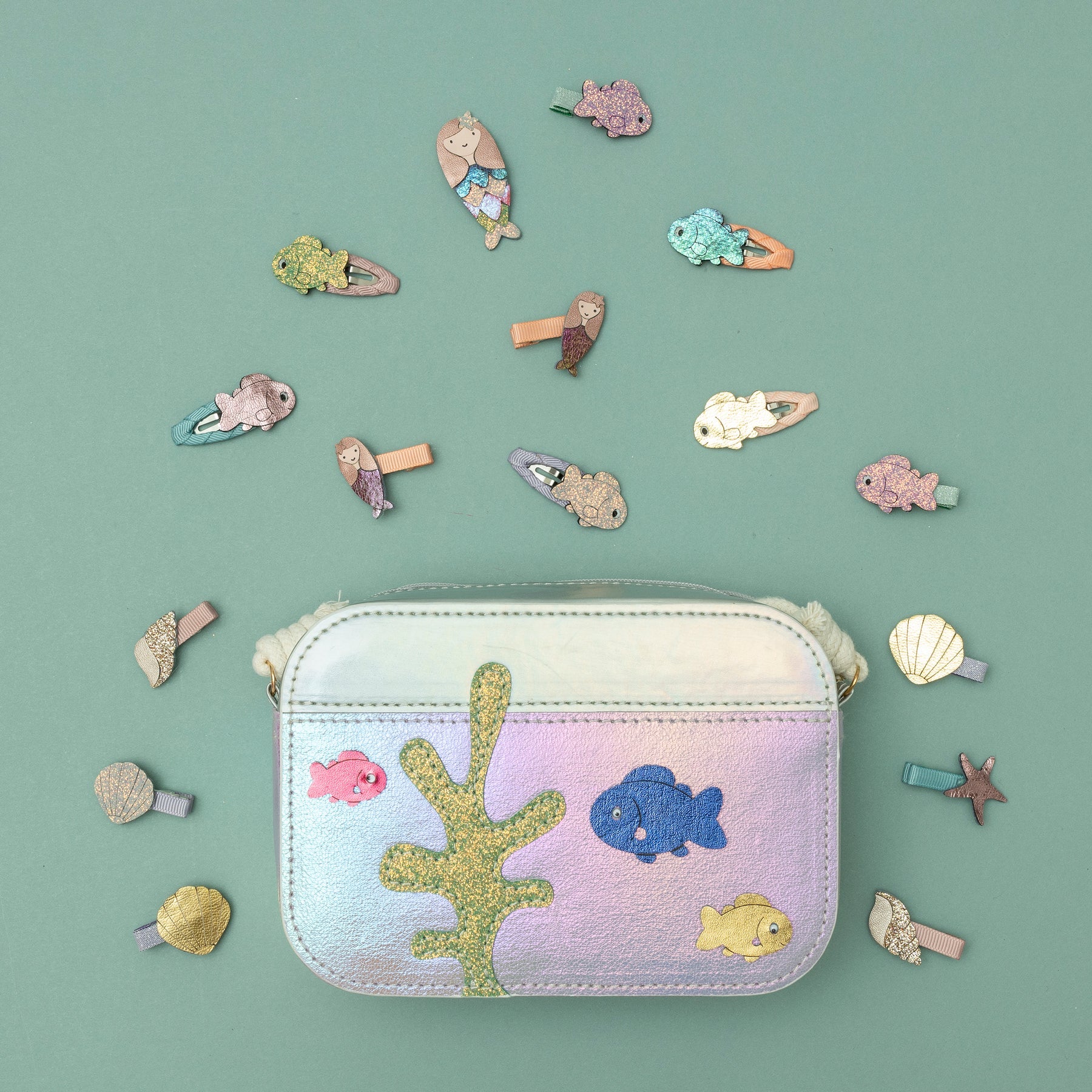 Mini Clic Clac Pesciolini glitter - Be Brave Boutique