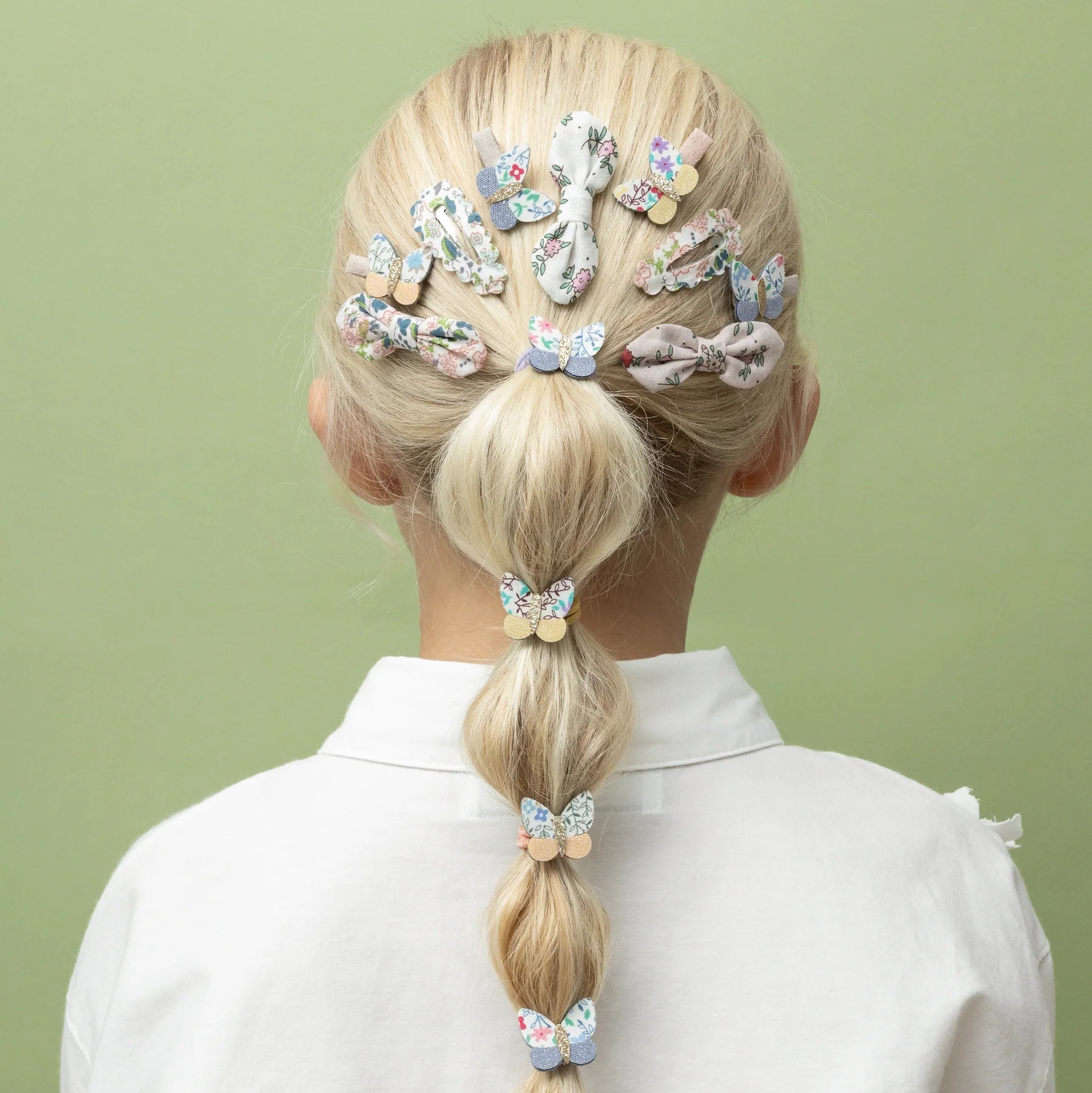 Mini clip Farfalle Floreali - Be Brave Boutique