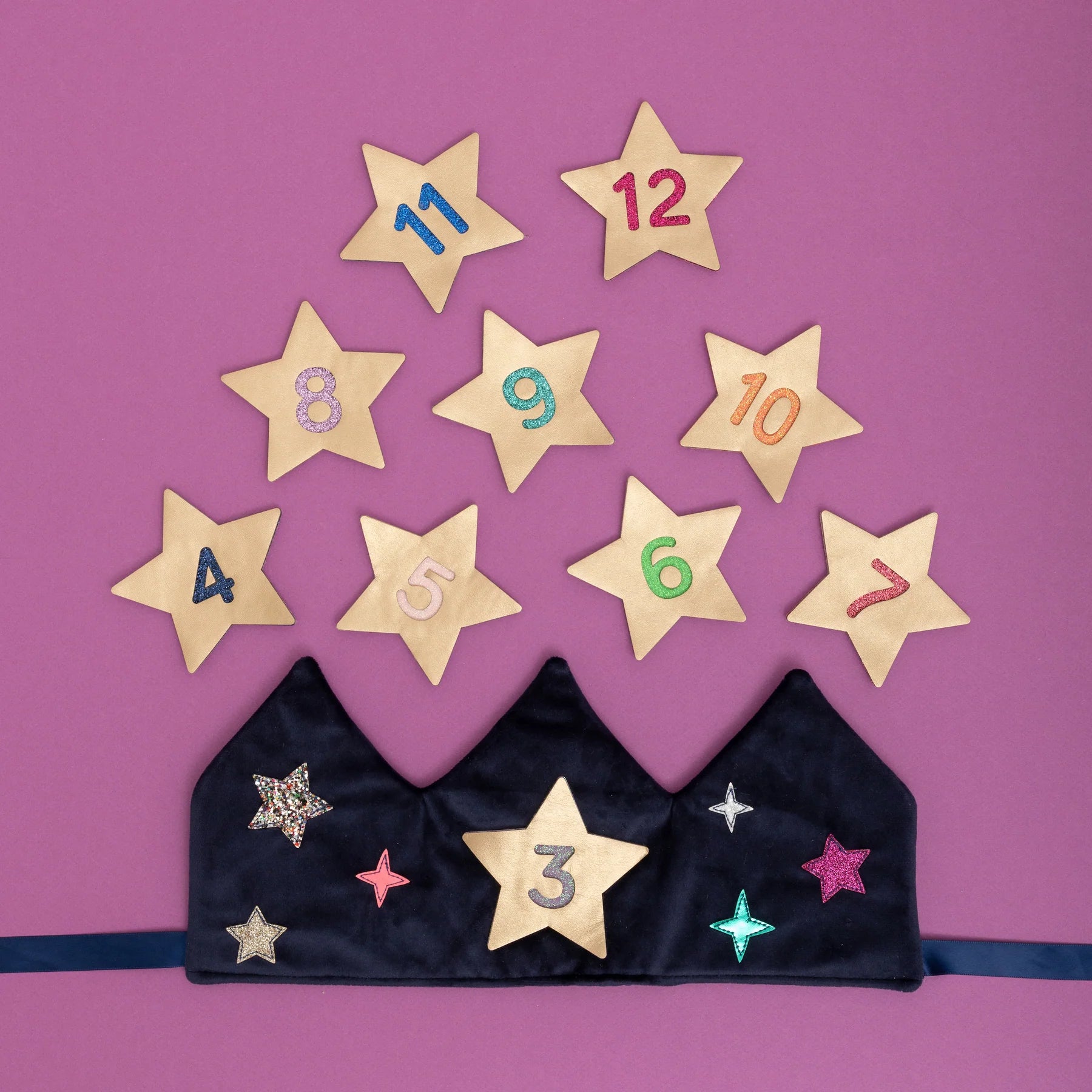 Corona di compleanno con 10 Numeri - Be Brave Boutique
