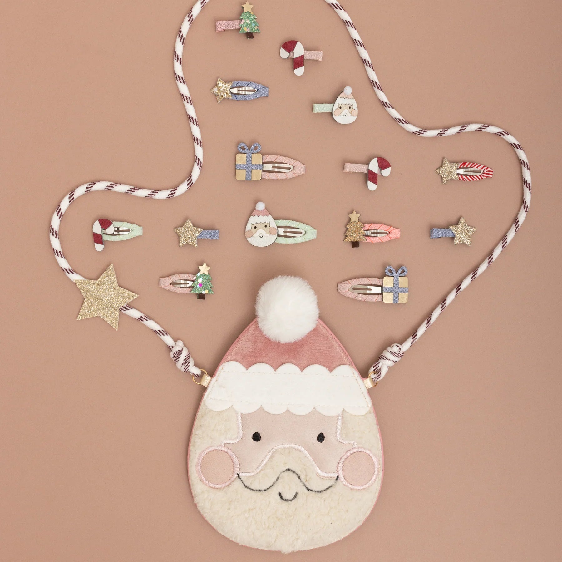 Clip a coccodrillo Natalizie Babbo Natale  e Pacco Regalo - Be Brave Boutique