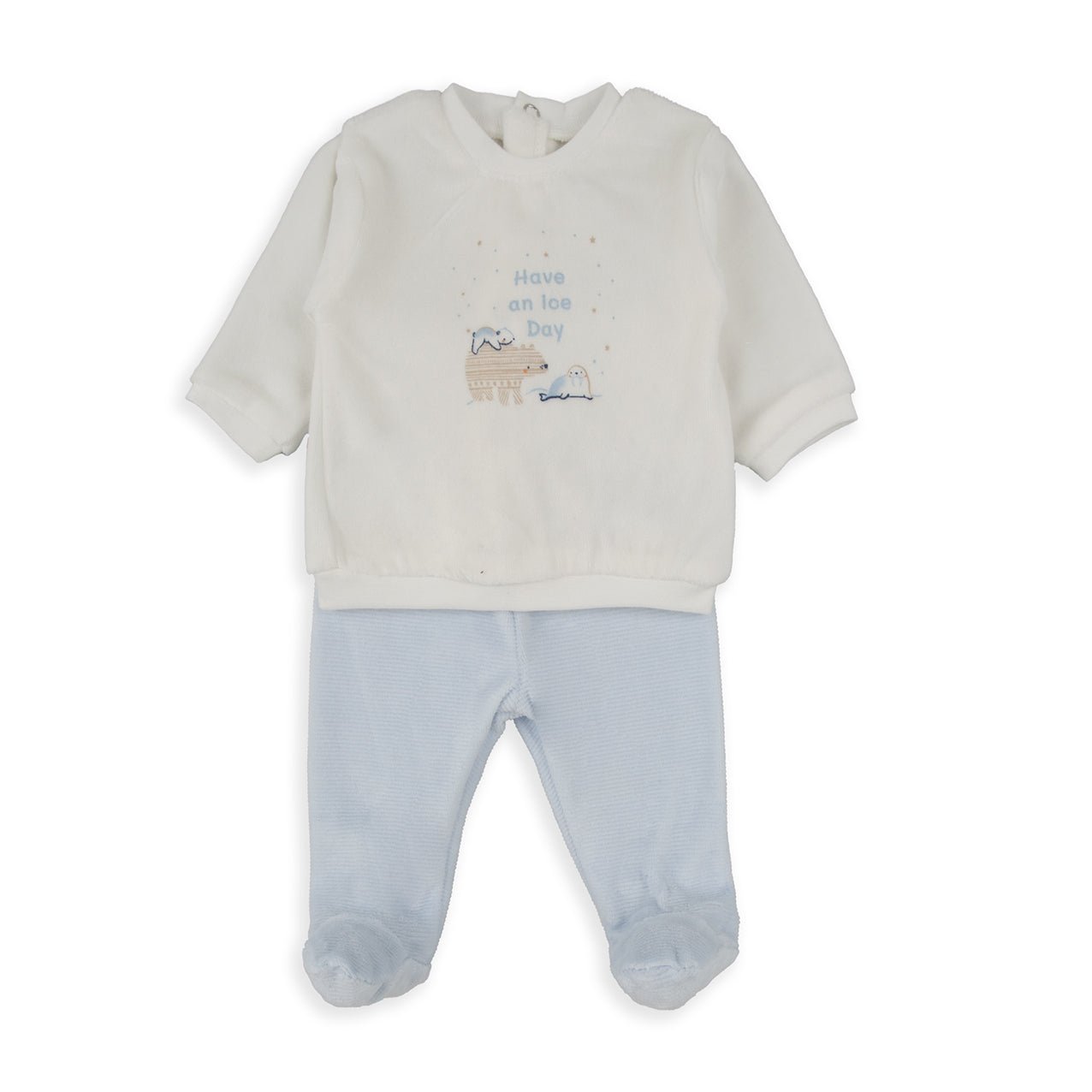 Coordinato Neonato in Ciniglia “Have an Ice Day” - Be Brave Boutique