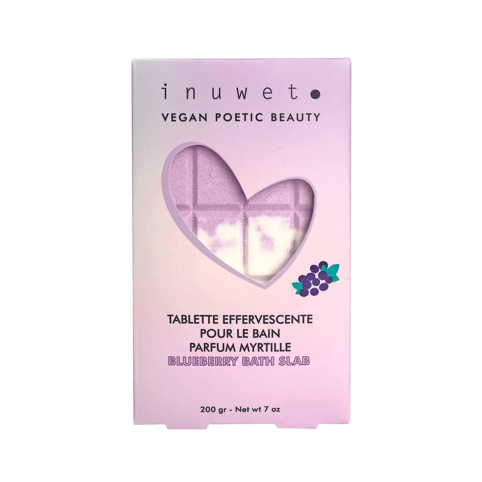 Pastiglia al Mirtillo effervescente, per il bagno - 200 g - Be Brave Boutique
