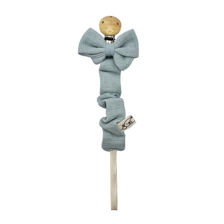 Porta ciuccio fiocco Menta Cucusettete - Be Brave Boutique
