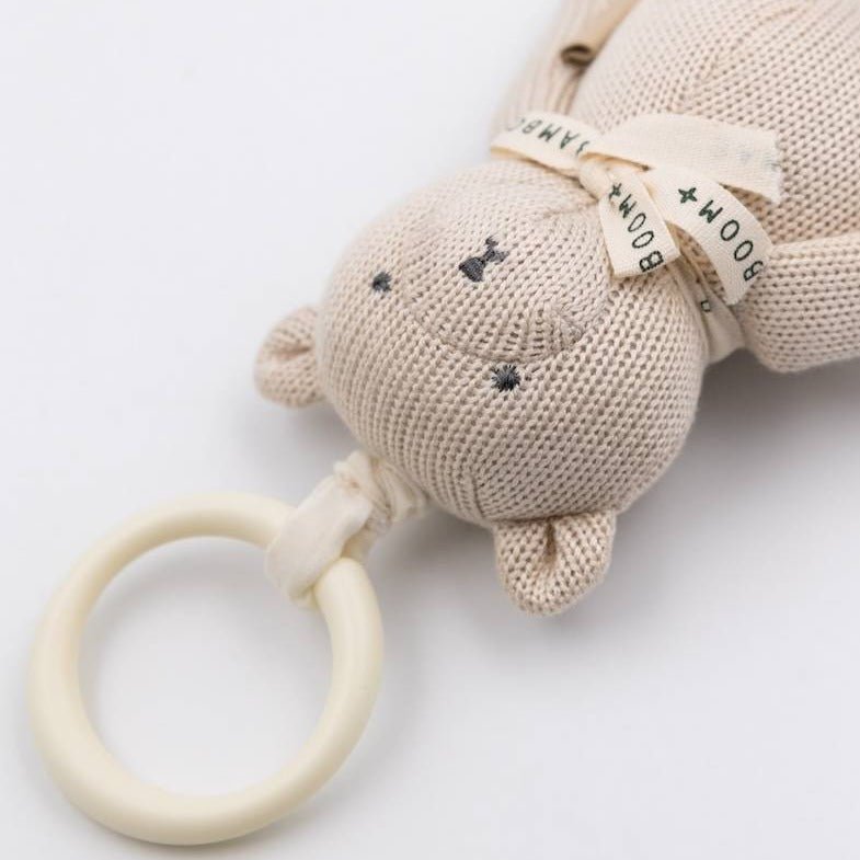Giochino Pull & Shake, a Maglia - Orso - BIRCH SAND 09 - Be Brave Boutique