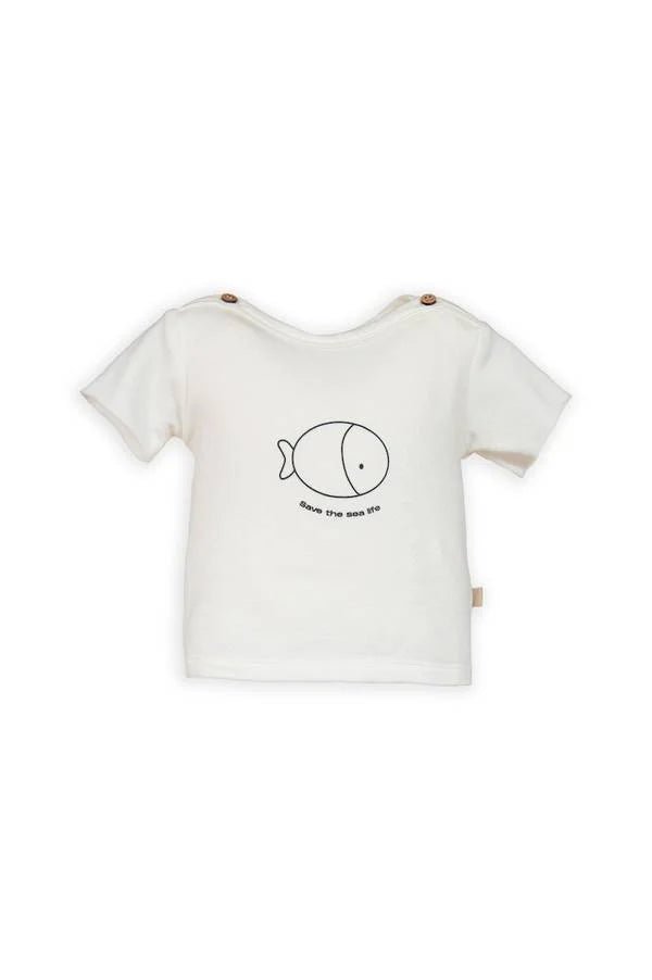 T-shirt a maniche corte con stampa - OFFWHITE 111 - Be Brave Boutique