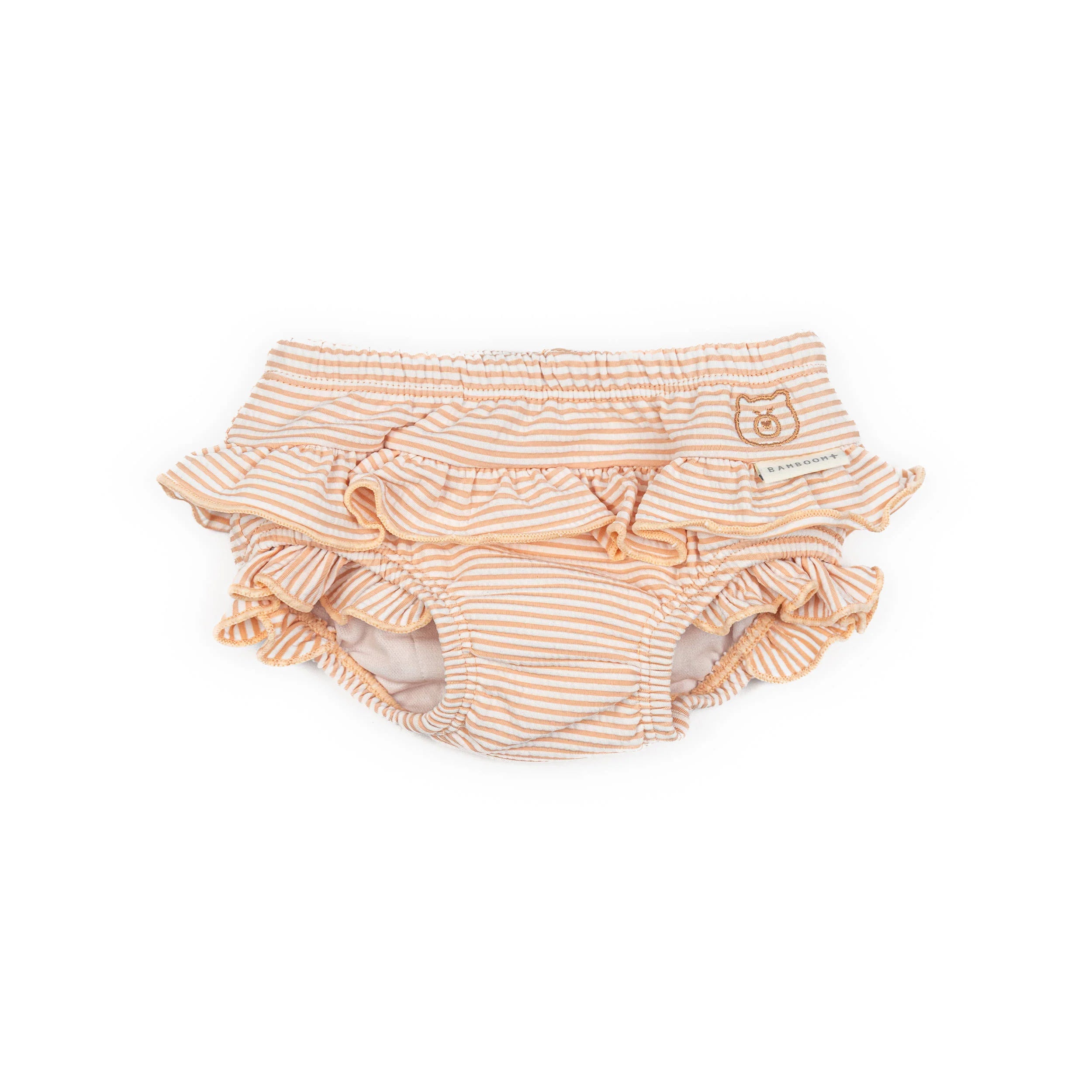 Costume contenitivo UV50+ resistente all'acqua - PINK STRIPES BEAR 435