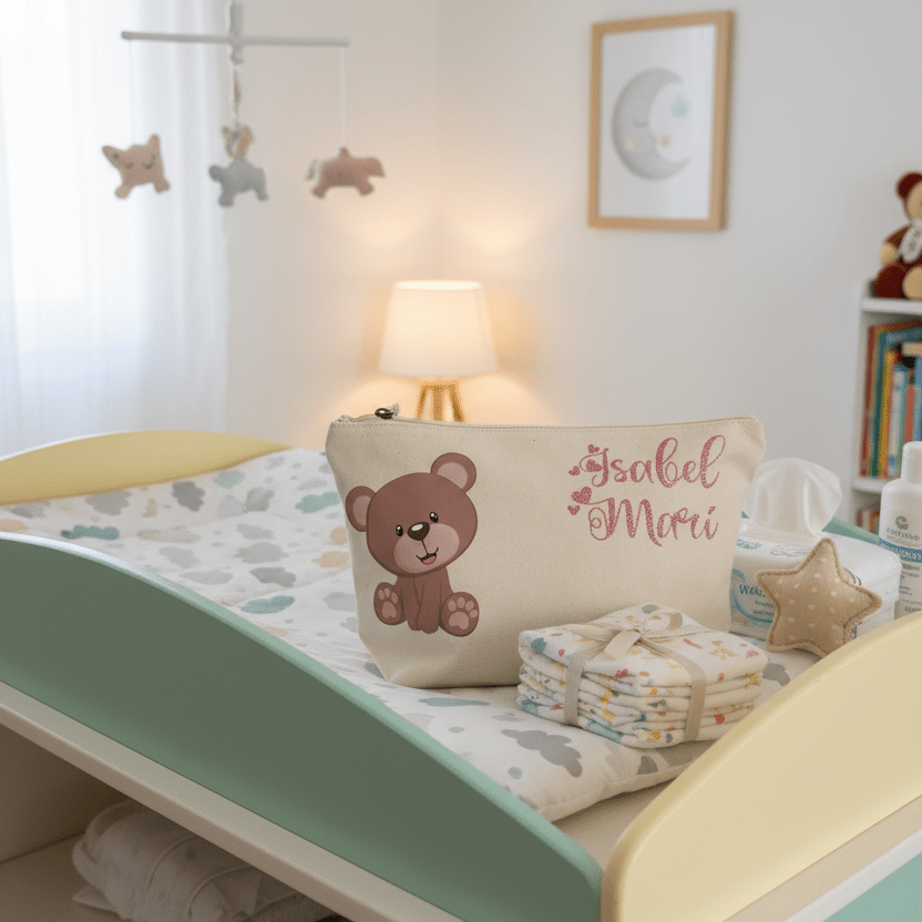 Pochette Neonato Personalizzata con Nome – Beauty Bambino  Orsetto