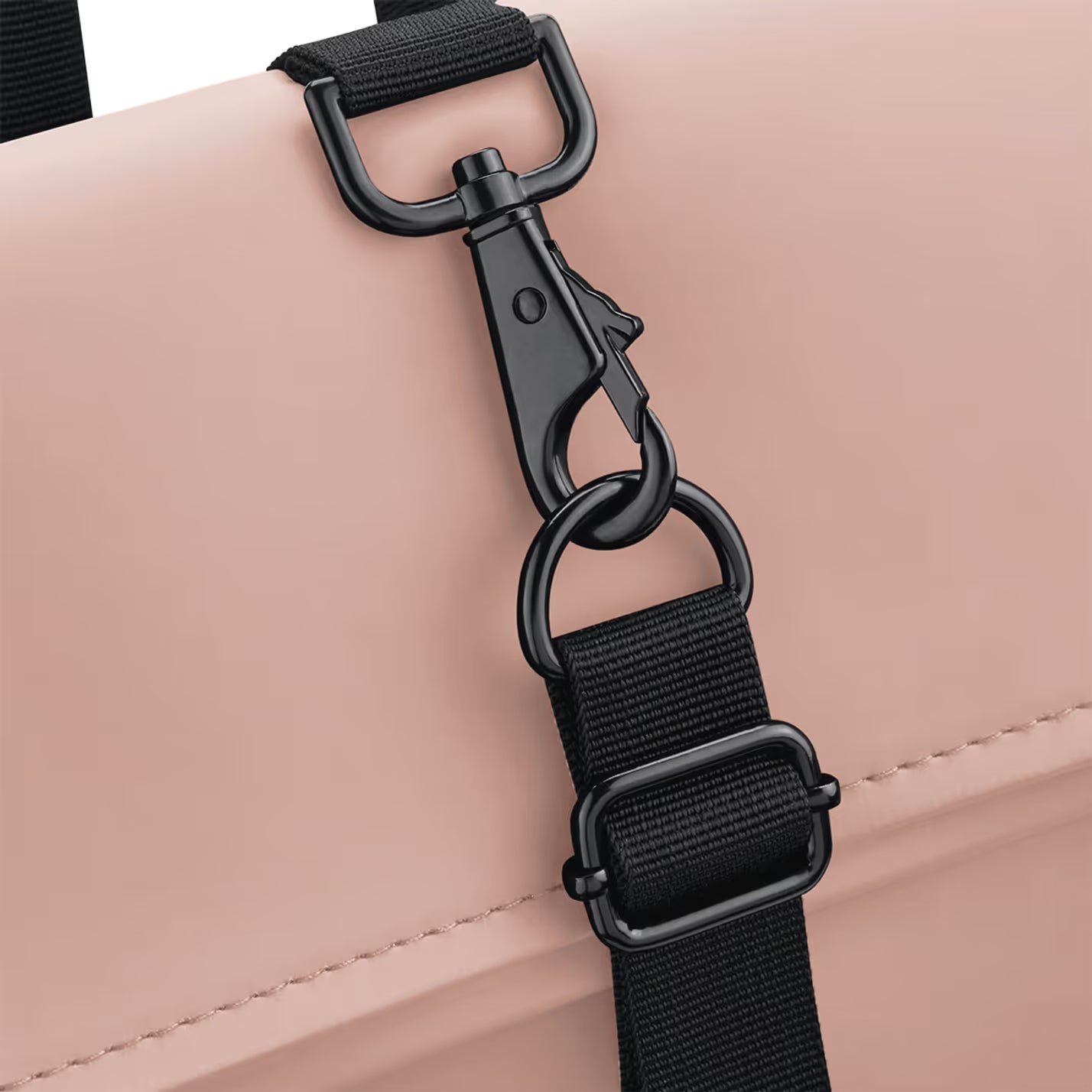 Zaino in tessuto riciclato Roll-Top idrorepellente  Rosa