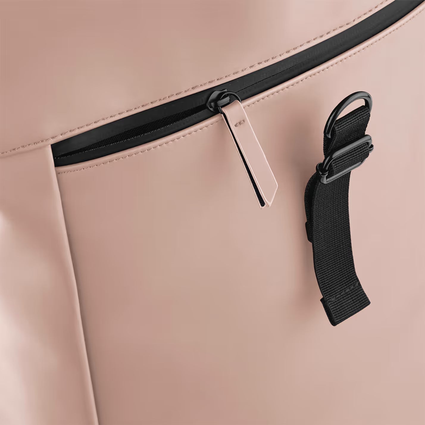 Zaino in tessuto riciclato Roll-Top idrorepellente  Rosa