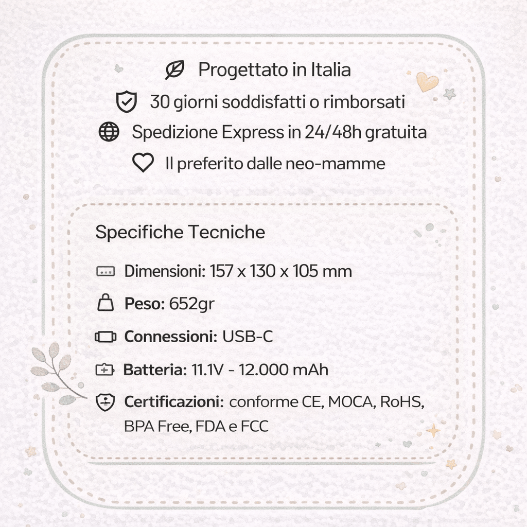 VEO - SCALDA PAPPA PORTATILE A BATTERIA CON OMAGGIO*