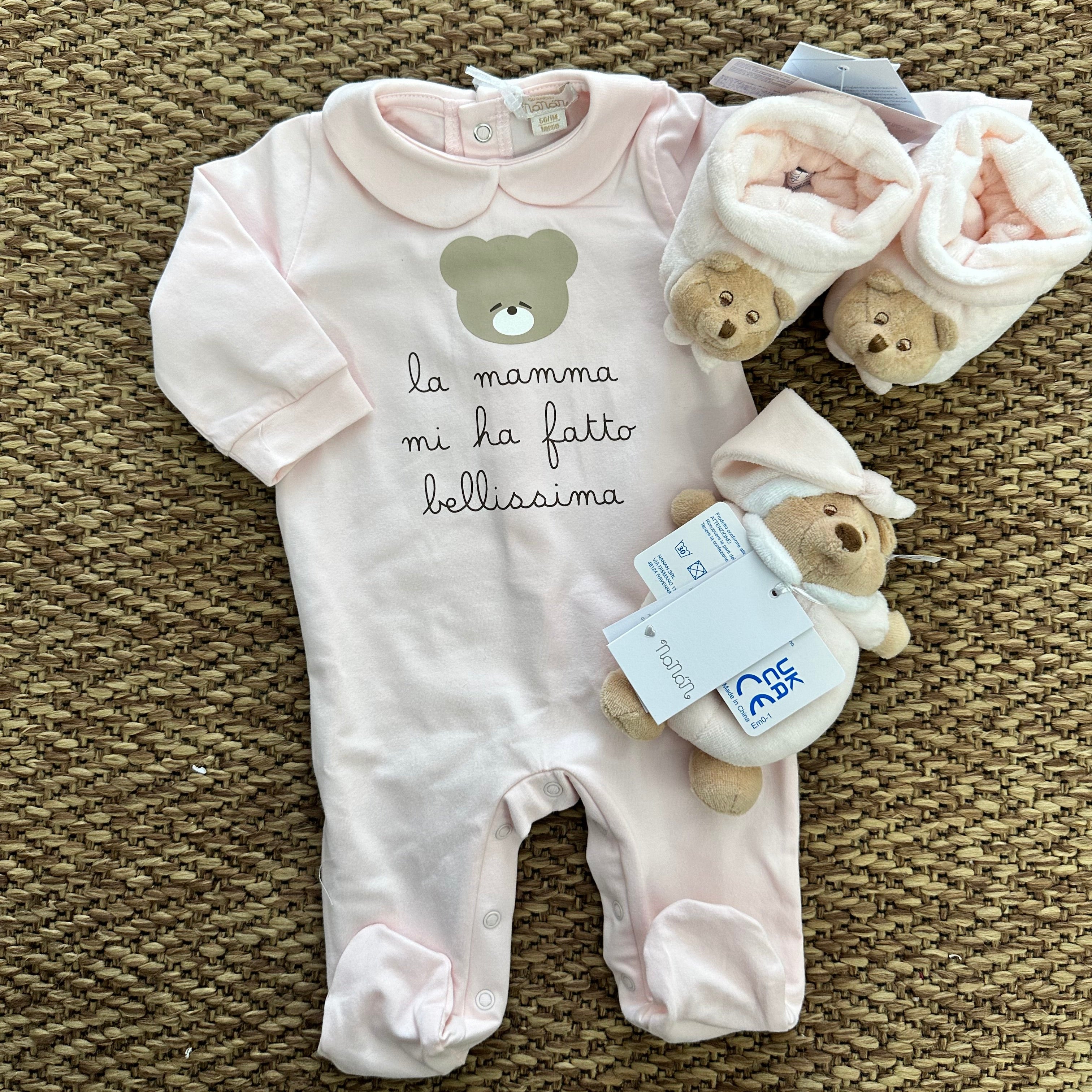 Nanan set regalo nascita 3 pezzi - Be Brave Boutique