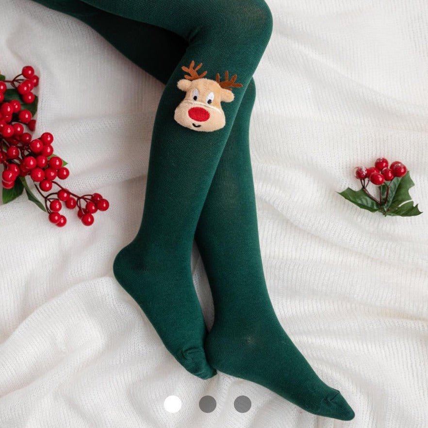 Calzamaglia per bambini con dolce Renna  Meia Pata - Be Brave Boutique