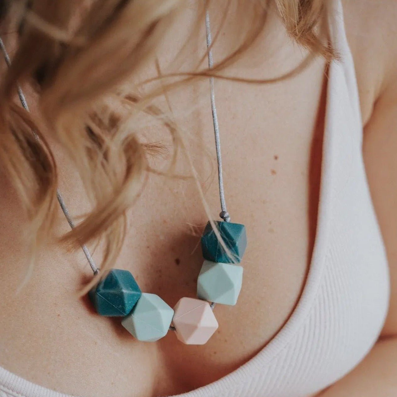 Collana allattamento,  trasporto e dentizione MINI GEOMETRIC - Be Brave Boutique