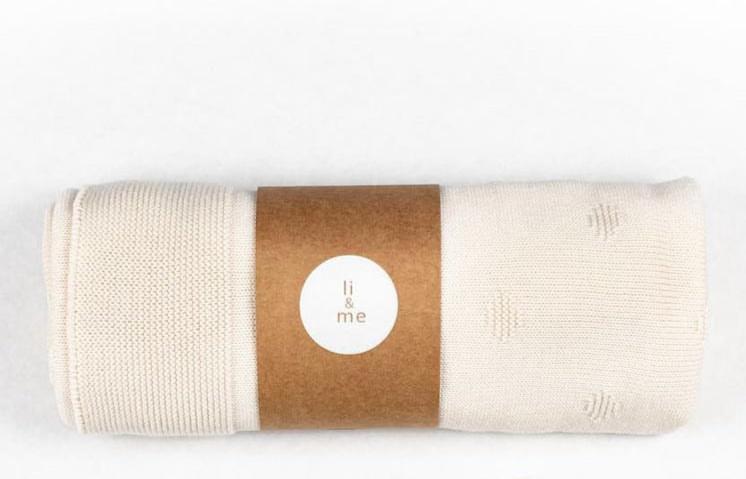 Copertina Mia cream in 100% cotone organico - Be Brave Boutique