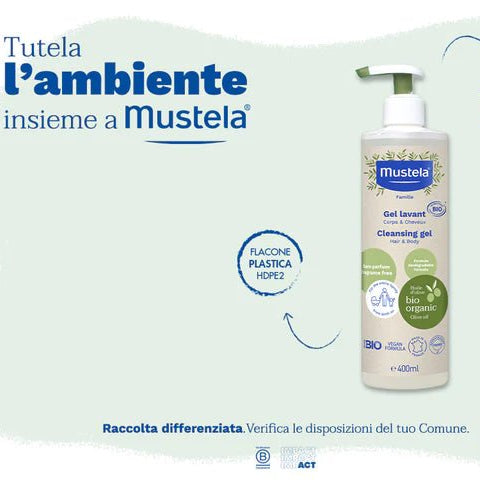Gel detergente certificato bio Mustela - Be Brave Boutique