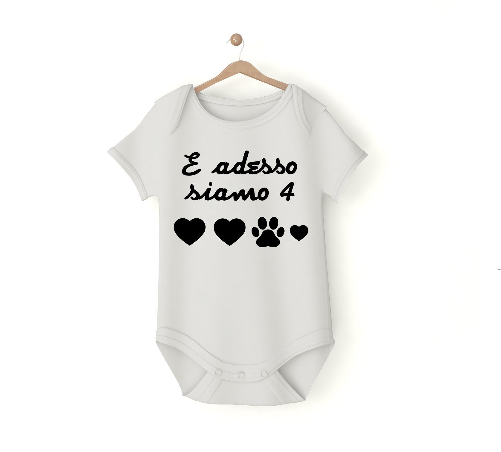 Tutina maniche lunghe personalizzata - Be Brave Boutique