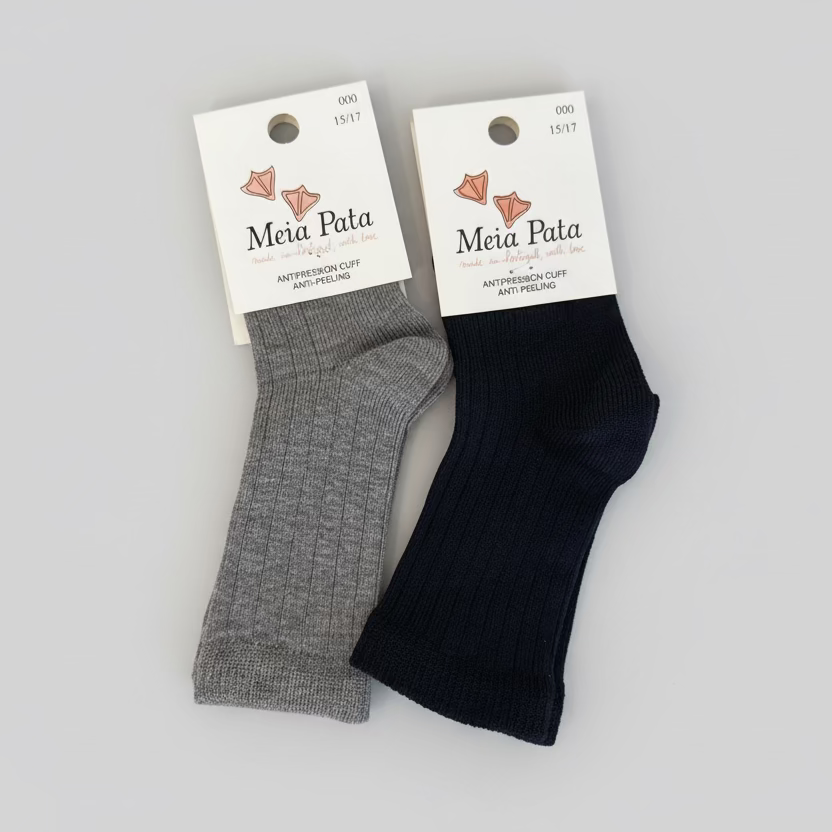 Calze lunghe  bimbo in cotone Meia Pata - Be Brave Boutique