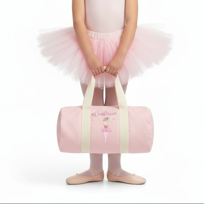 Borsone Nascita Personalizzato  in Cotone Ballerina danza