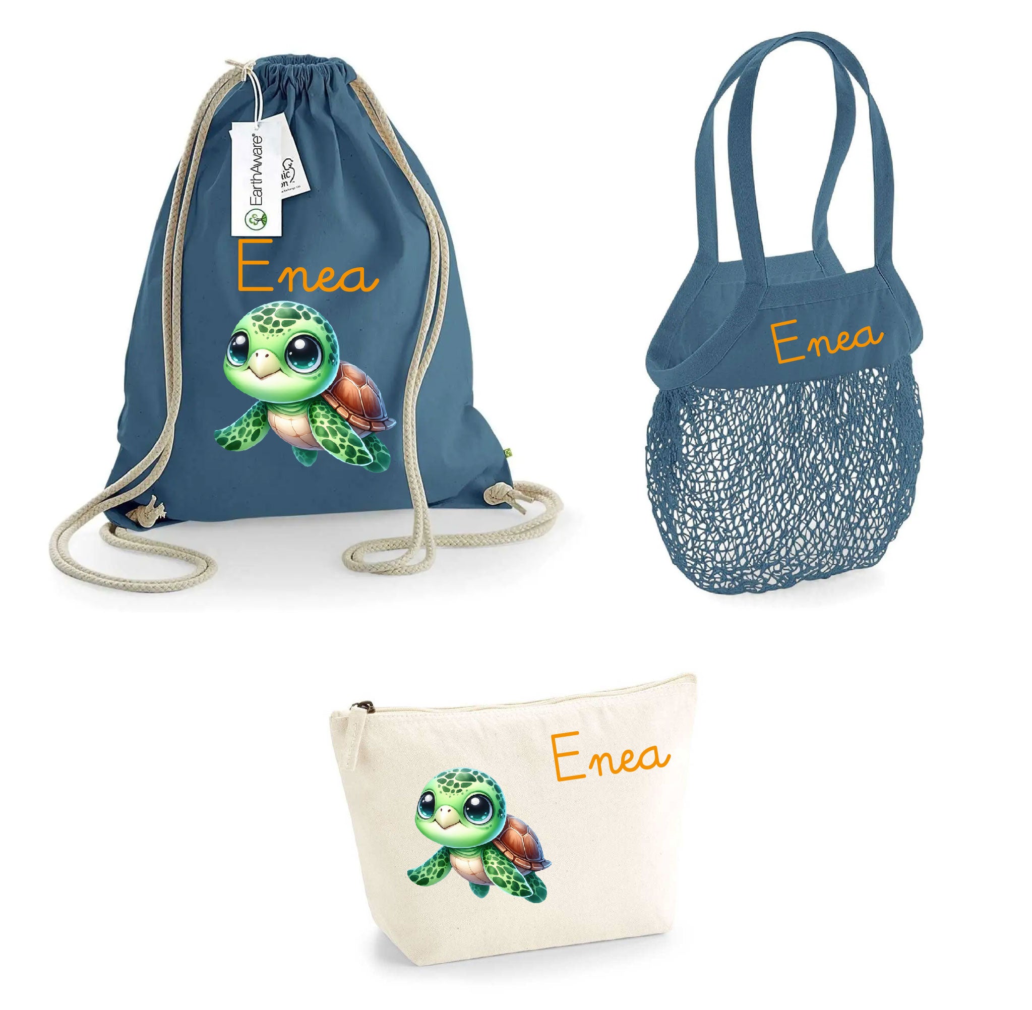 Set spiaggia per Bambini Personalizzabile Tartaruga - Be Brave Boutique