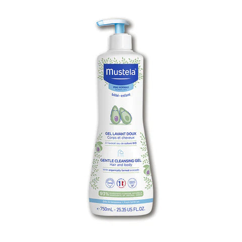 Mustela Detergente Delicato 750 ml Per il Bagnetto dei neonati