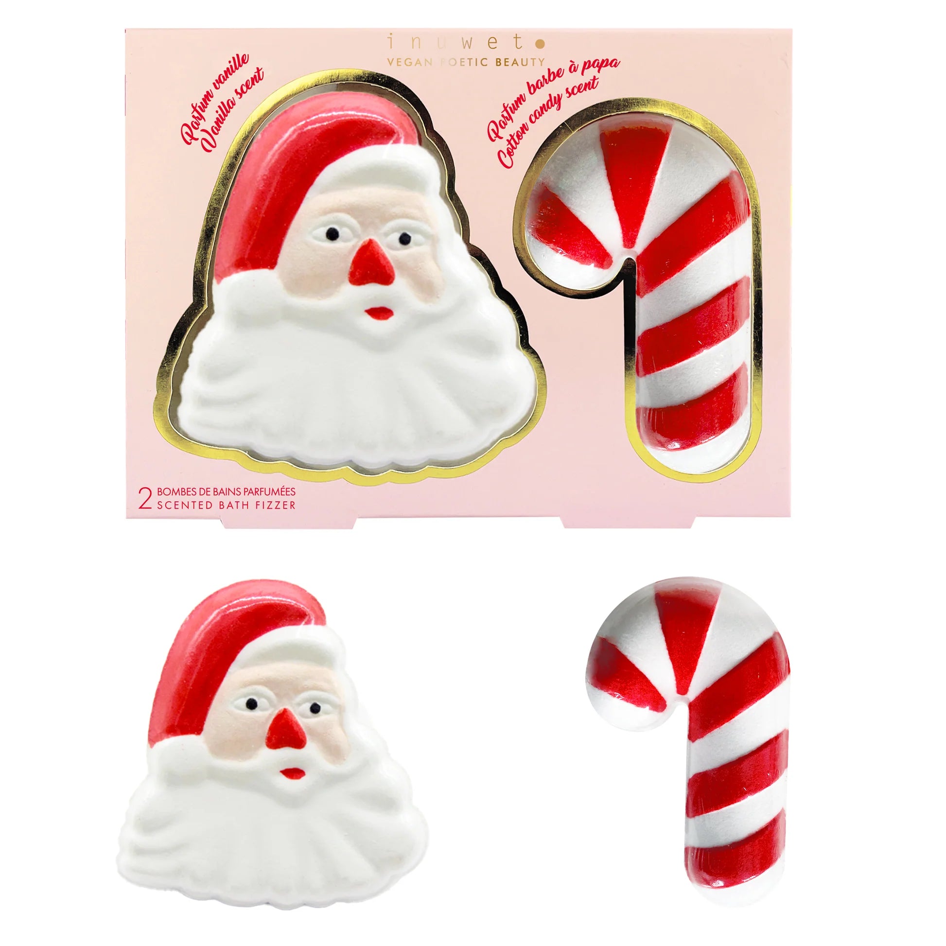Babbo Natale - 2 bombe da bagno