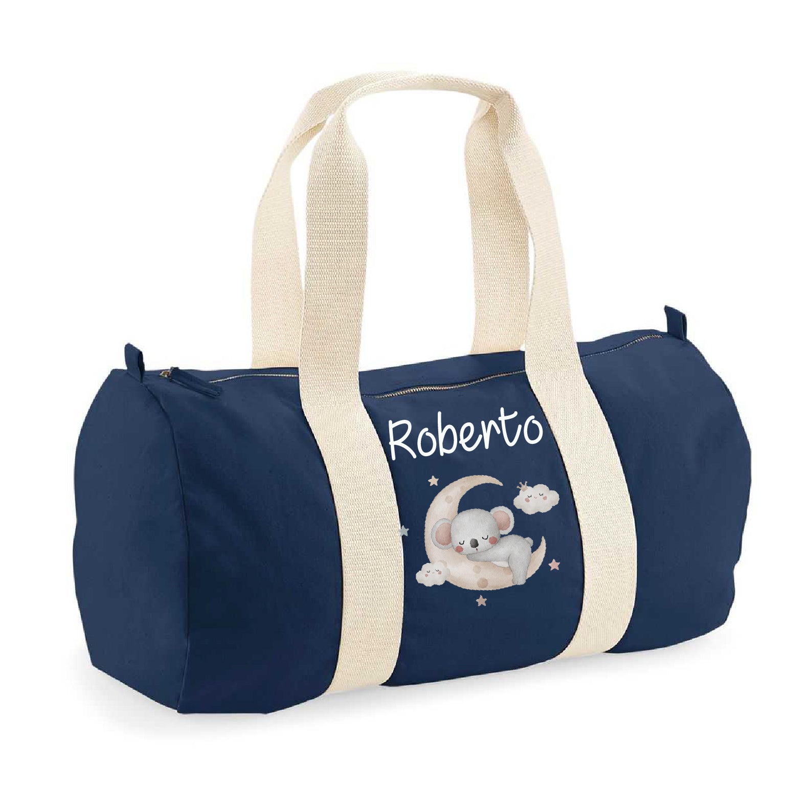 Borsone Nascita Personalizzato  in Cotone Koala Luna