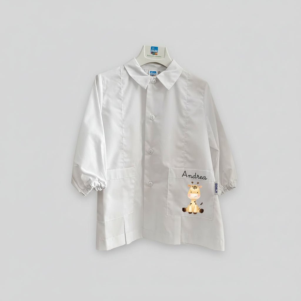 Grembiule Siggi  Cucciolo di Giraffa Personalizzabile con nome - Be Brave Boutique