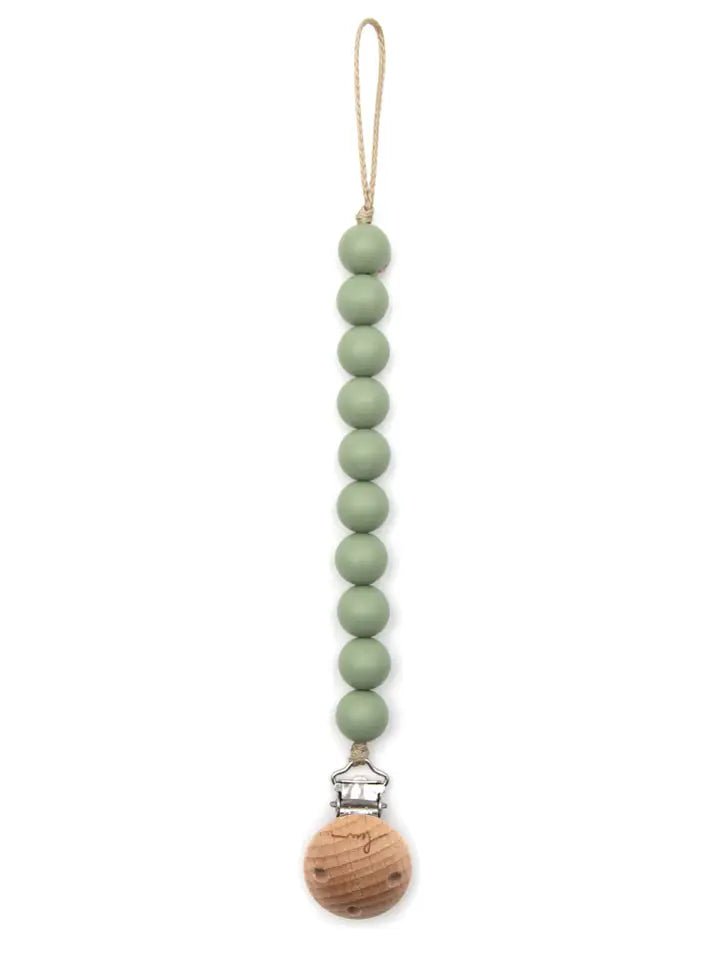 catena per ciuccio - Soho sage - Be Brave Boutique