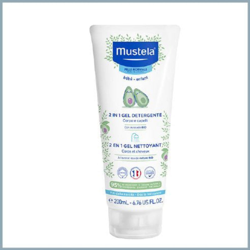 Gel Detergente Mustela 2 In 1  200ML - Be Brave Boutique