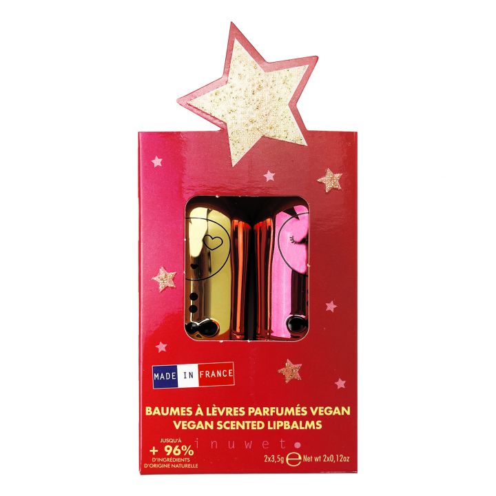 INUWET  Coffret duo de baumes à lèvres Etoile - Be Brave Boutique
