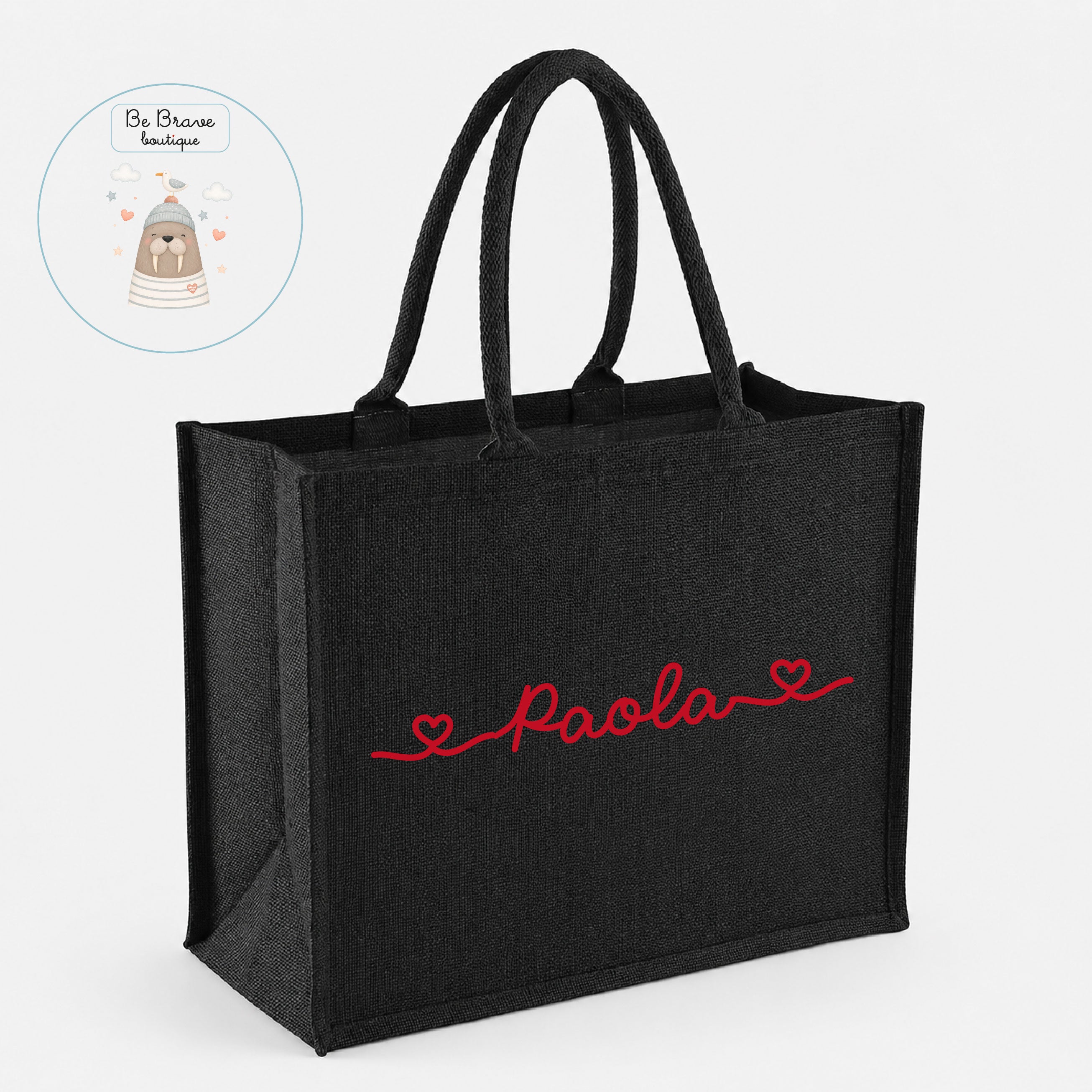 Shopper Maestra Elegante Personalizzata con Nome – Regalo Fine Anno Insegnante