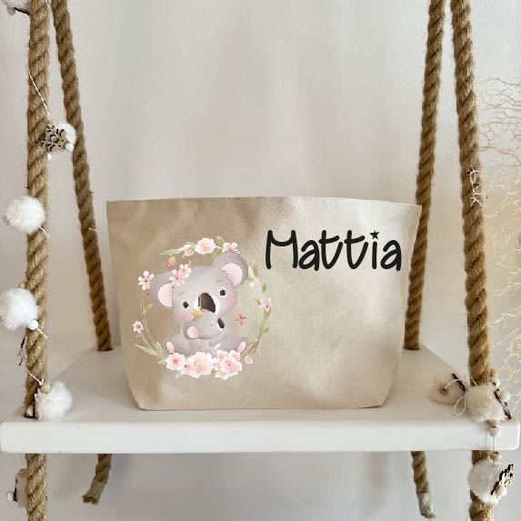 Porta pannolini/cremine da fasciatoio personalizzabile - Be Brave Boutique