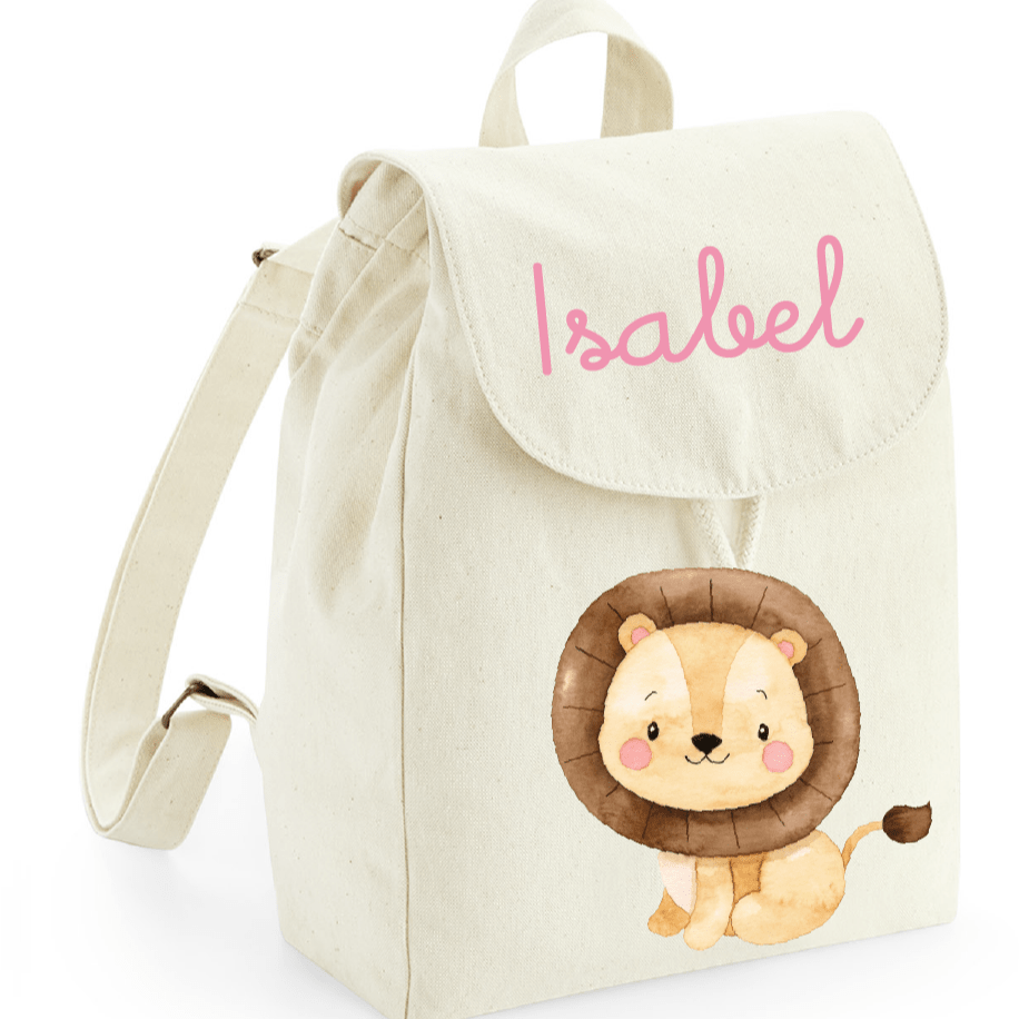 Mini Zaino in cotone Leone Cucciolo - Be Brave Boutique