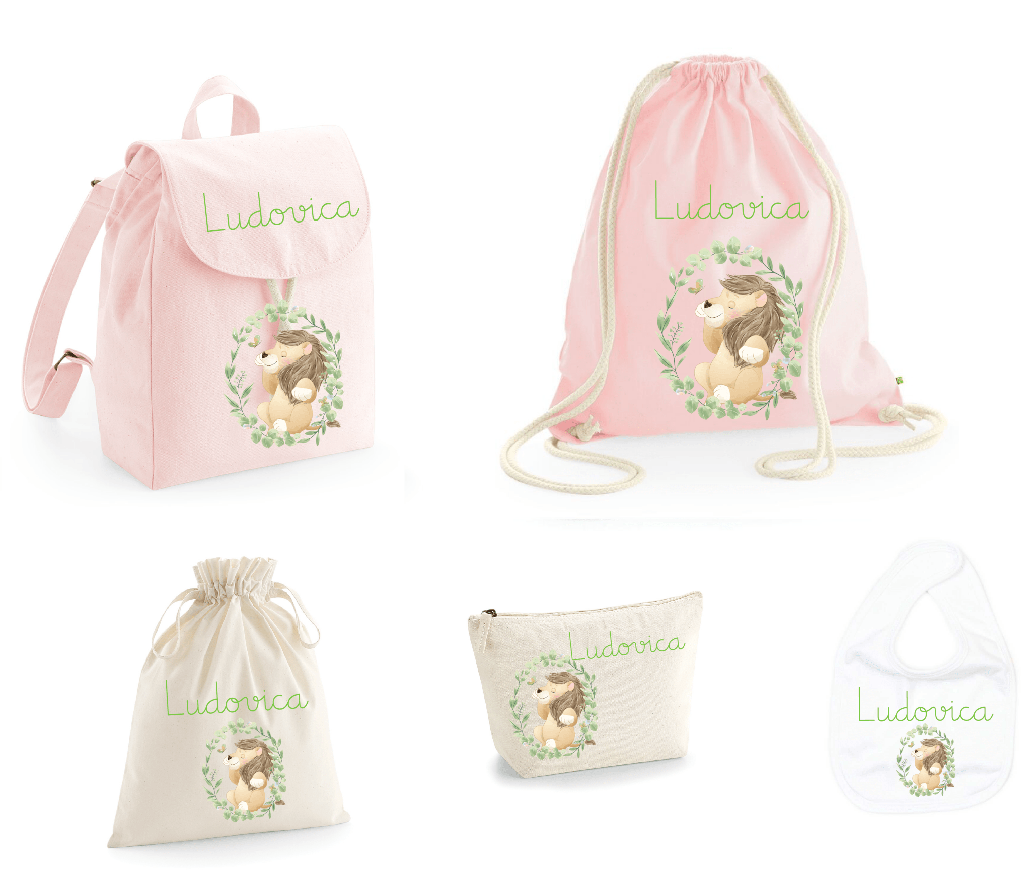 SUPER Set asilo Leone in cornice - Be Brave Boutique