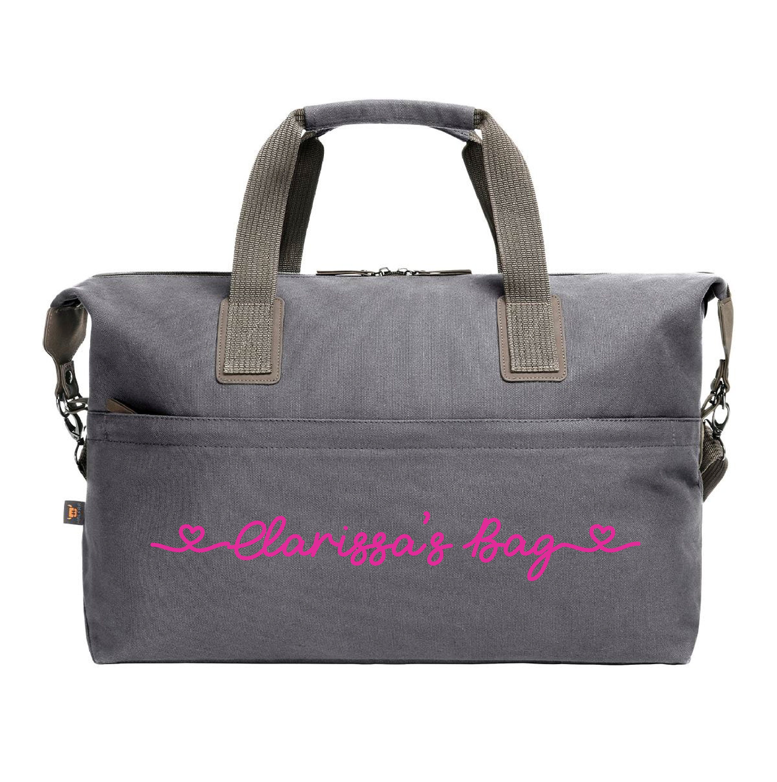 Borsone Medio in cotone personalizzabile con Nome o frase - Be Brave Boutique